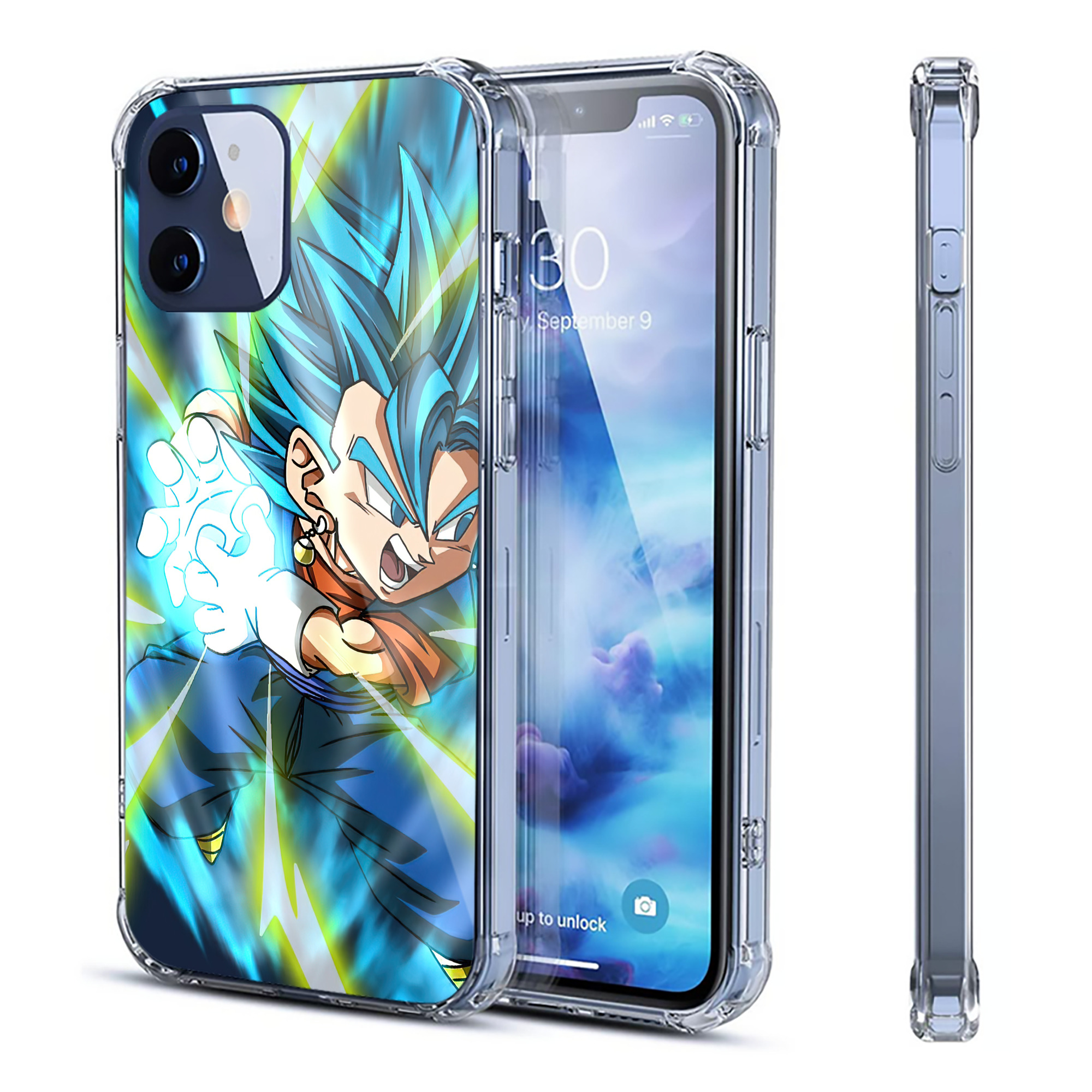 （画像用） ドラゴンボール DRAGON BALL 【iPhone 12シリーズ対応】透明スマホケース（クリアソフトケース）